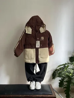 کاپشن بچگانه وارداتی سه رنگ اسپرت